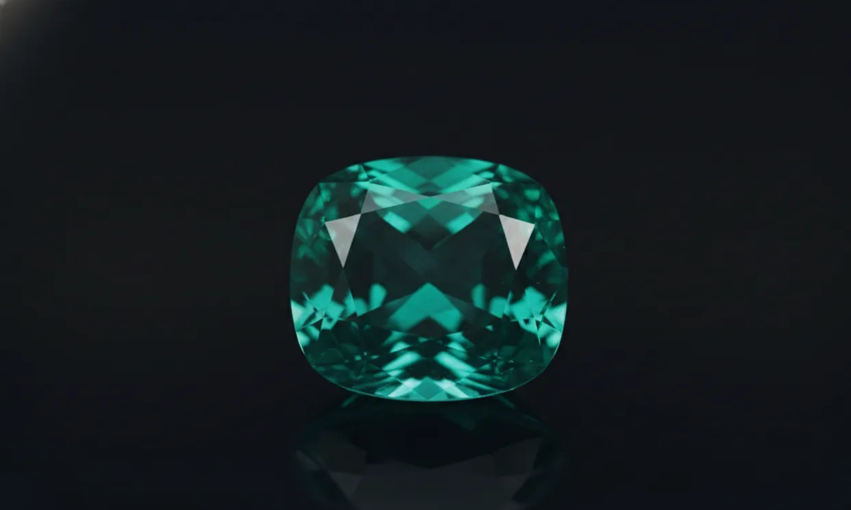 A refined jewellery piece presented on a warm neutral surface